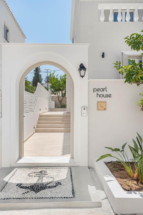 Pearl House - Luxurious New Beach Villa In Spetses Stunning View Ligoneri Exteriör bild